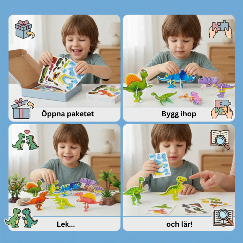 Figurix 3D - Lärande lek som barnet faktiskt fastnar för