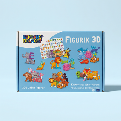 Figurix 3D - Lärande lek som barnet faktiskt fastnar för